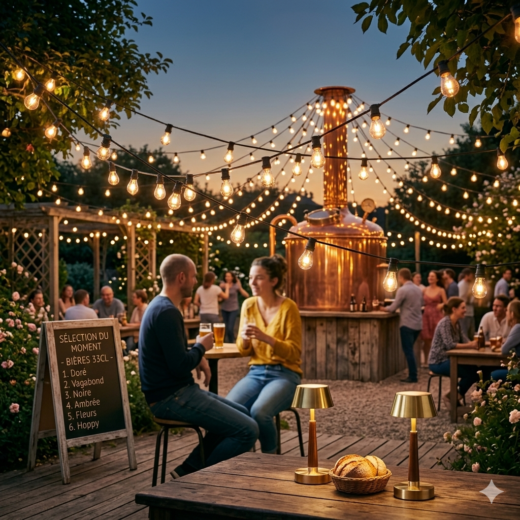 Guirlande 5M - Éclairage Guinguette