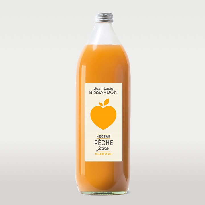 Nectar de pêche jaune - Bissardon - 1L