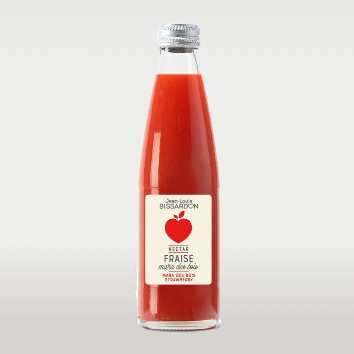 Nectar de fraise mara des bois Bissardon - 25 cl