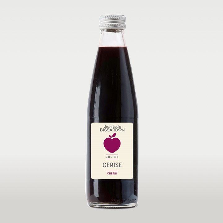 Jus de cerise - 100% Pur Jus - Bissardon - 25 cl