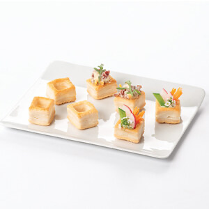 Mini Croute de Bouchée Carré Garnie