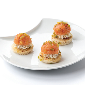 Mini Dome Excellence Saumon et Pistache