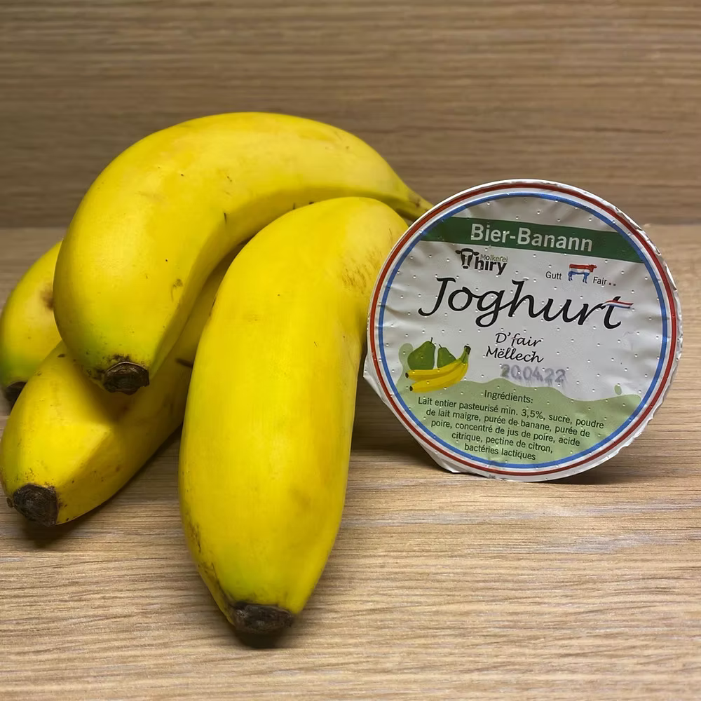 Yaourt entier Banane - Thiry Molkerei - 150Gr