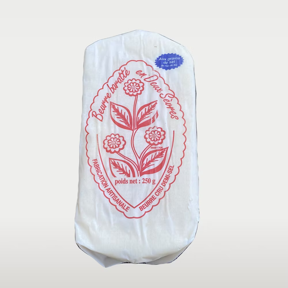 Beurre Cru Demi-sel - 250 Gr