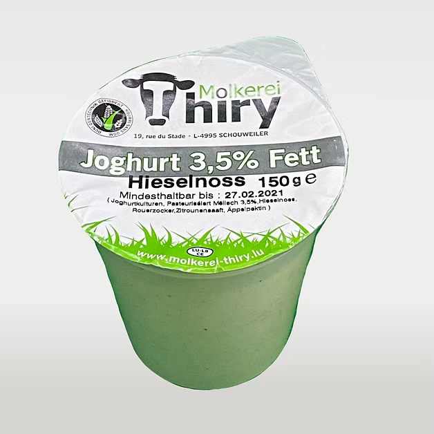 Yaourt entier Noix - Thiry Molkerei - 150Gr