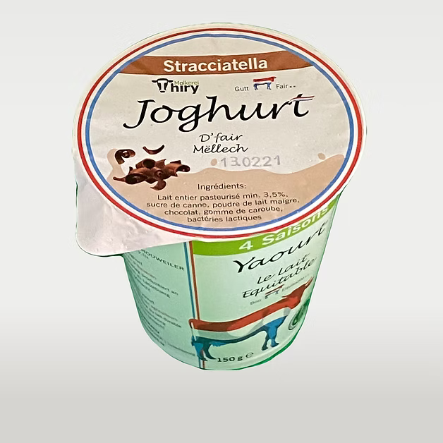 Yaourt entier Stracciatella - Thiry Molkerei - 150Gr