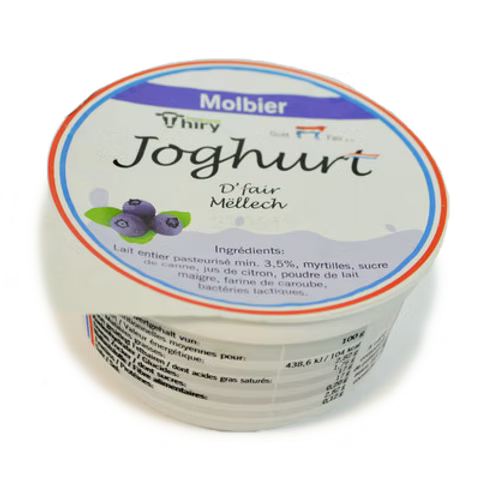 Yaourt entier Myrtilles - Thiry Molkerei - 150Gr