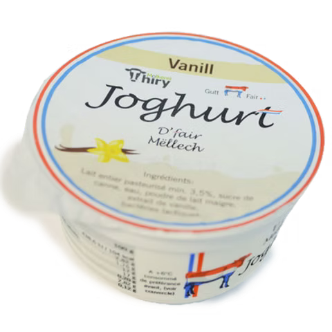 Yaourt entier Vanille - Thiry Molkerei - 150Gr