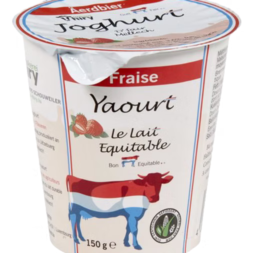 Yaourt entier Fraise - Thiry Molkerei - 150Gr