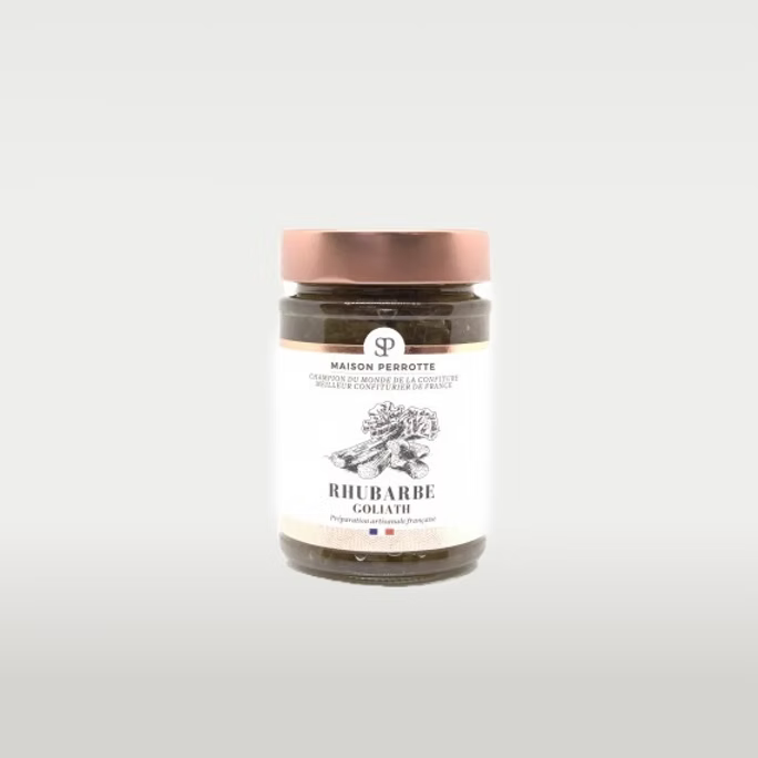 Rhubarbe Goliath - Confiture Perrotte - 210 Gr