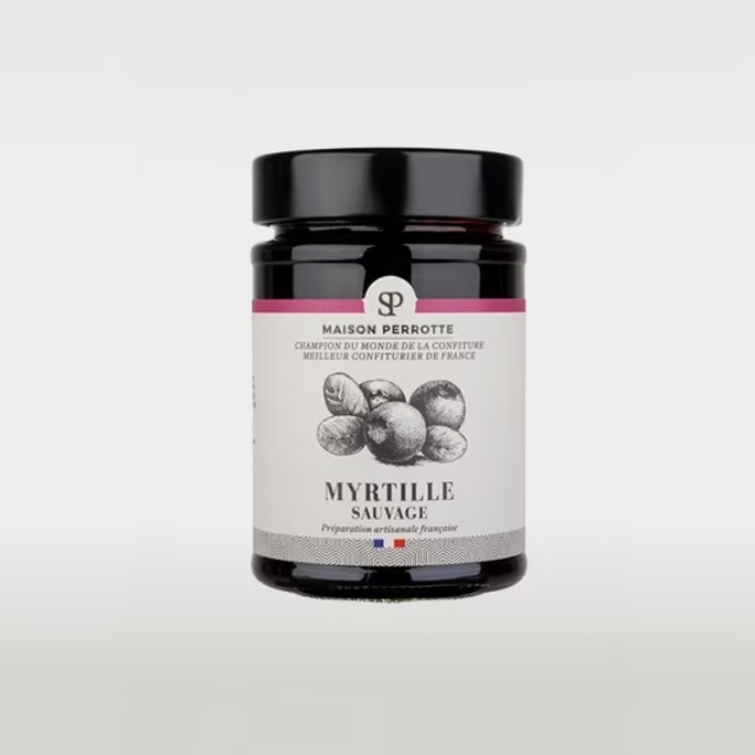 Myrtille sauvage - Confiture Perrotte - 210 Gr