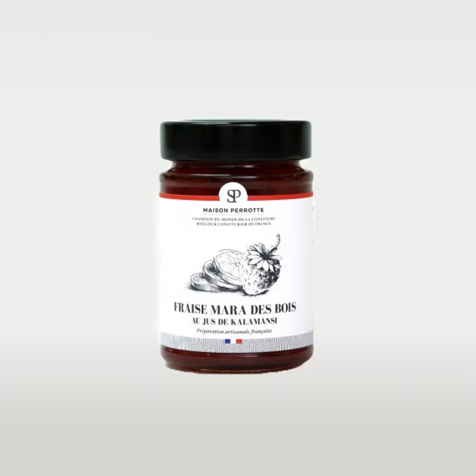 Fraise Mara des Bois - Confiture Perrotte - 210 Gr