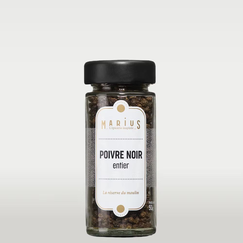 Poivre Noir Entier 50 Gr - Marius