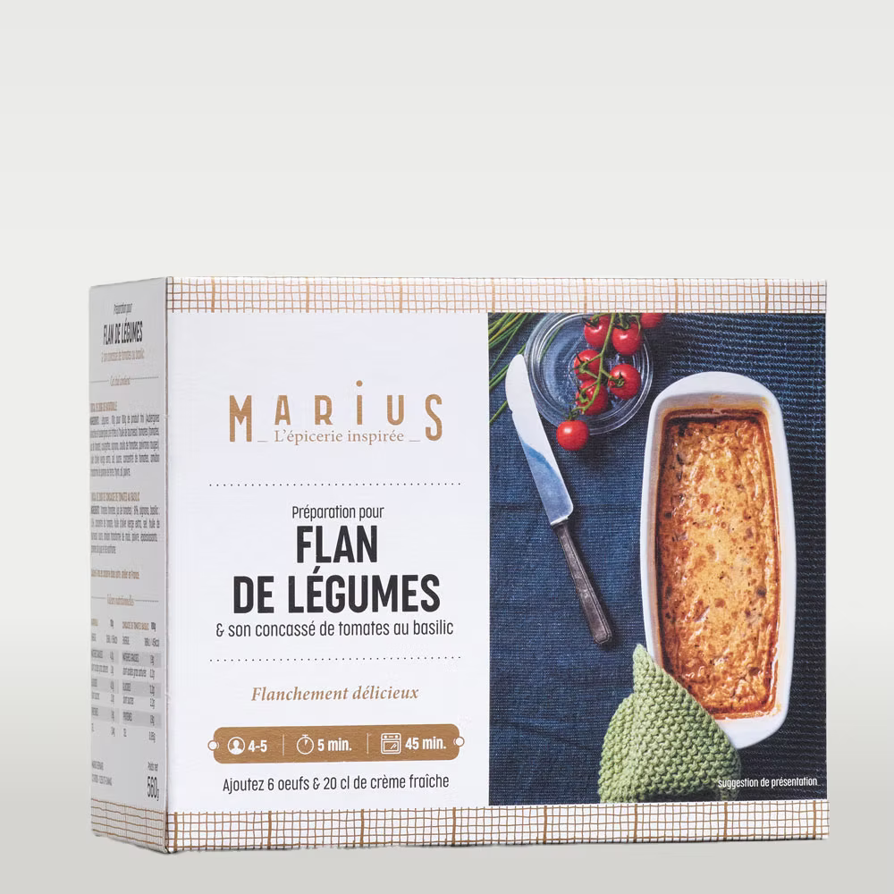 Flan de Légumes 560 Gr - Marius