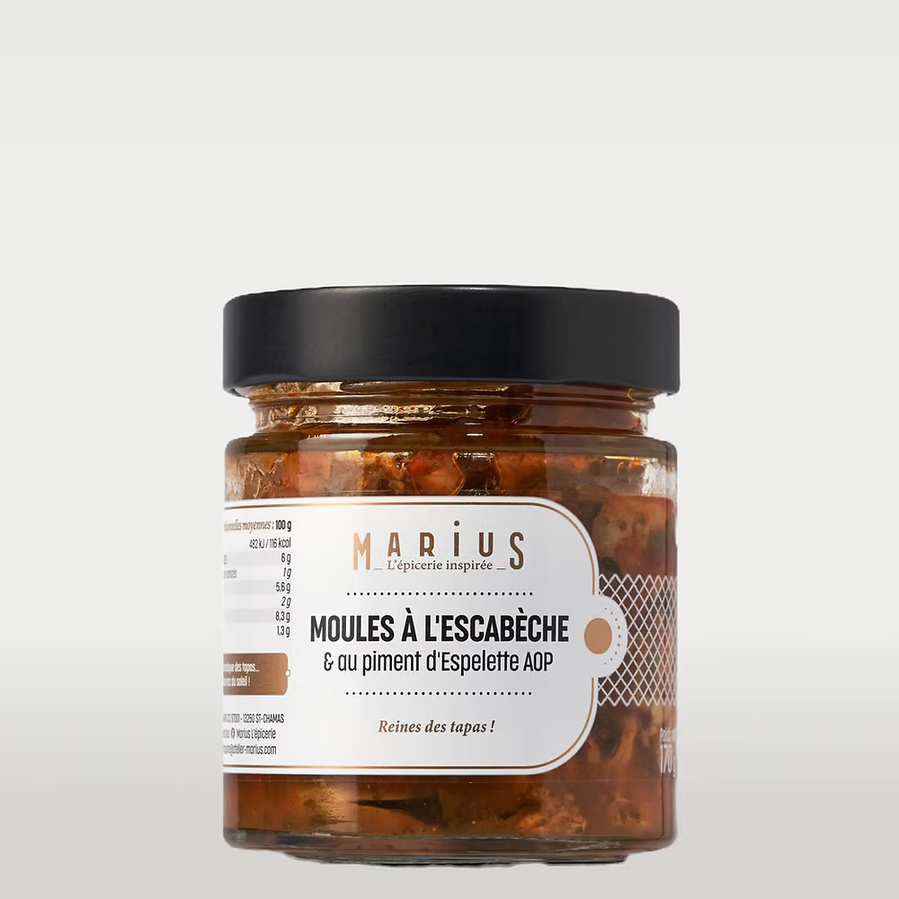 Moules à l’escabèche 170 Gr - Marius