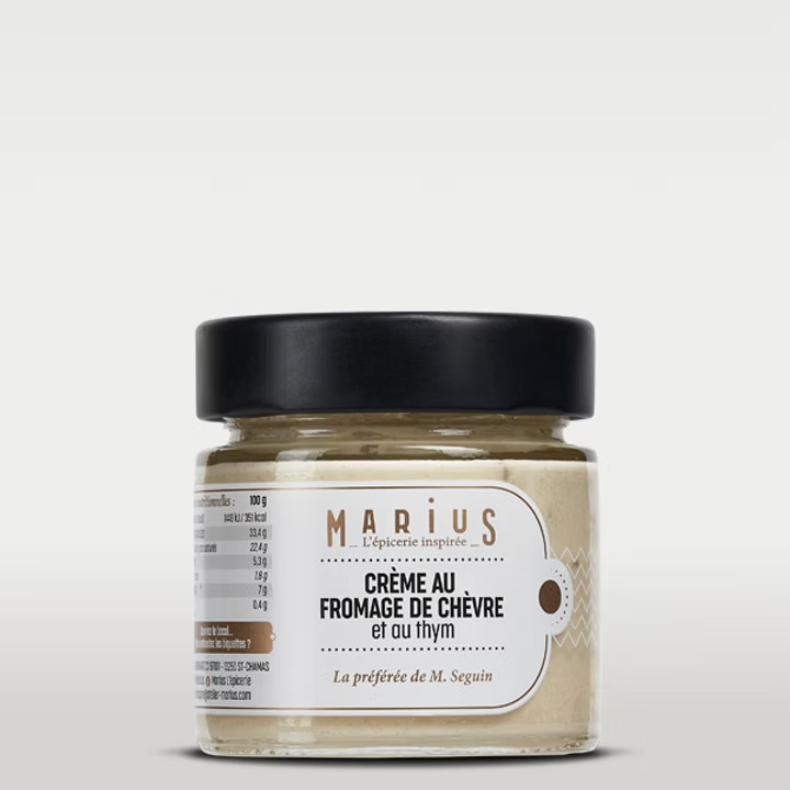 Crème au fromage de chèvre et au thym 100 Gr - Marius
