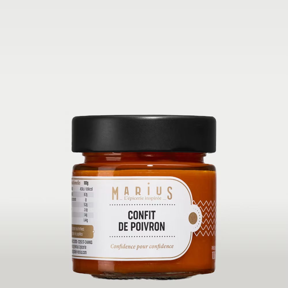 Confit de poivron 100 Gr - Marius