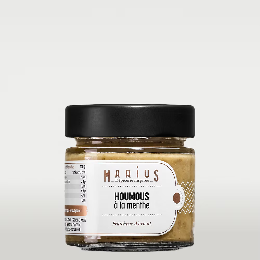 Houmous à la menthe 100 Gr - Marius