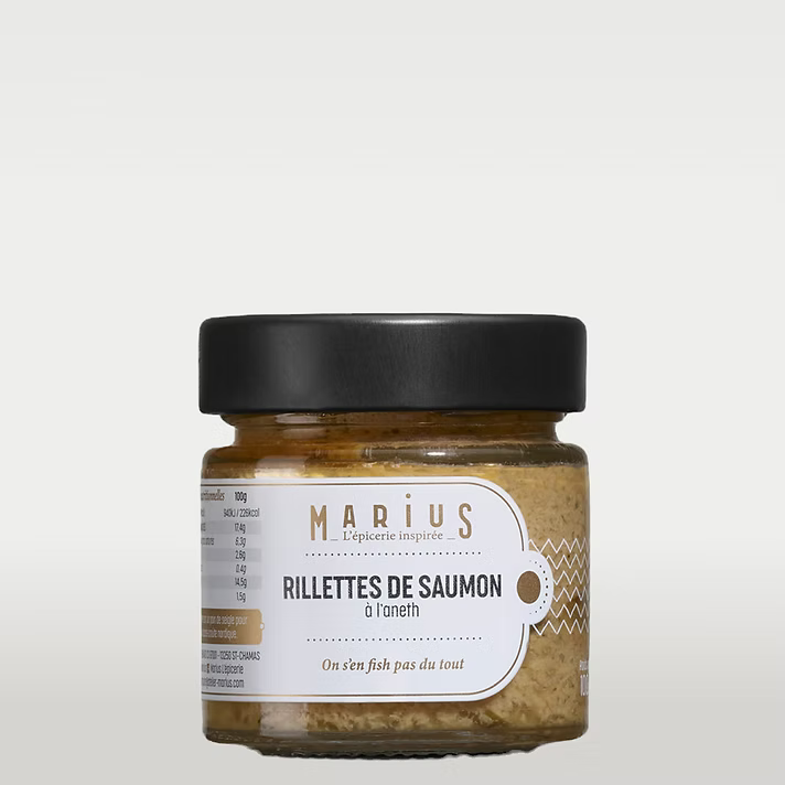 Rillettes de saumon à l’aneth 100 Gr - Marius