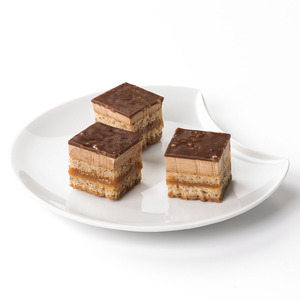 Mini Entremets Croustillant Chocolat Caramel