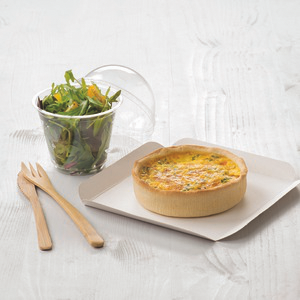 Quiche Butternut et Comte + Salade