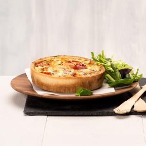 Quiche au Poulet Oignons + Salade