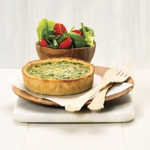 Quiche aux Epinards et Pignons de Pin + Salade