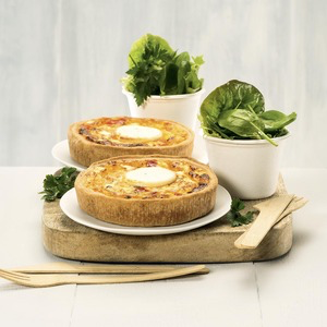 Quiche au Chèvre et Tomates + Salade