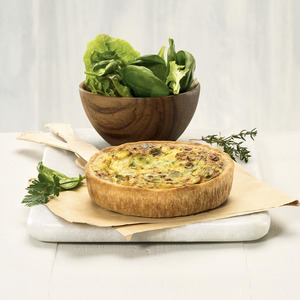 Quiche aux Poireaux + Salade
