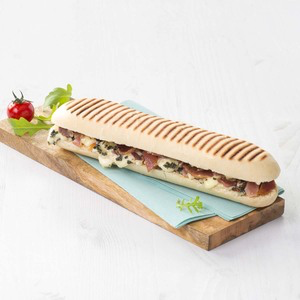 Panini Jambon Cru et Mozzarella + Salade
