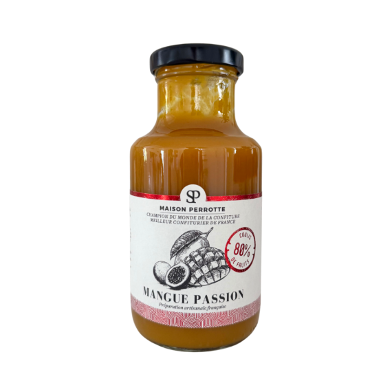Coulis de Mangue Passion - Perrotte - 210 Gr