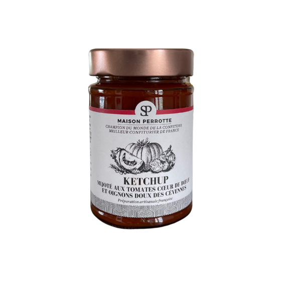 Ketchup aux tomates coeur de boeuf - Perrotte - 210 Gr