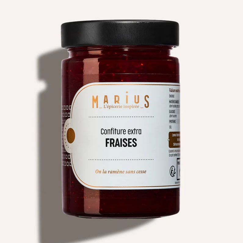 Confiture de Fraises 375 Gr - Marius