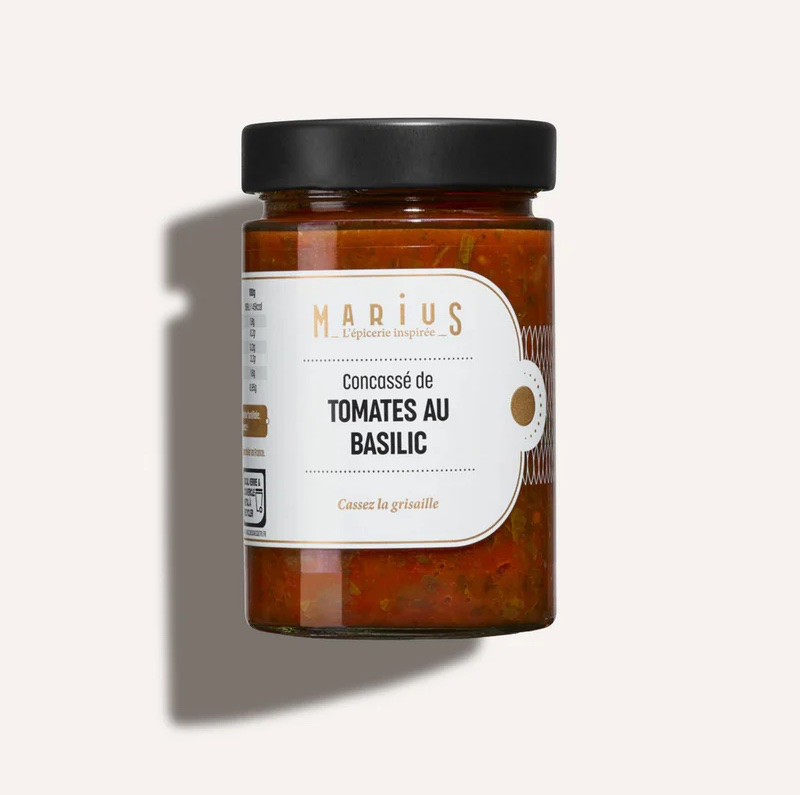 Concassé de Tomates au Basilic 280 Gr - Marius