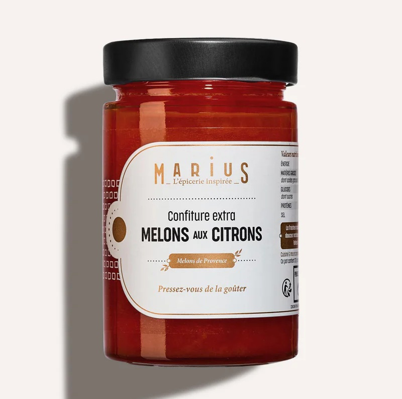 Confiture de Melons aux Citrons 375 Gr - Marius