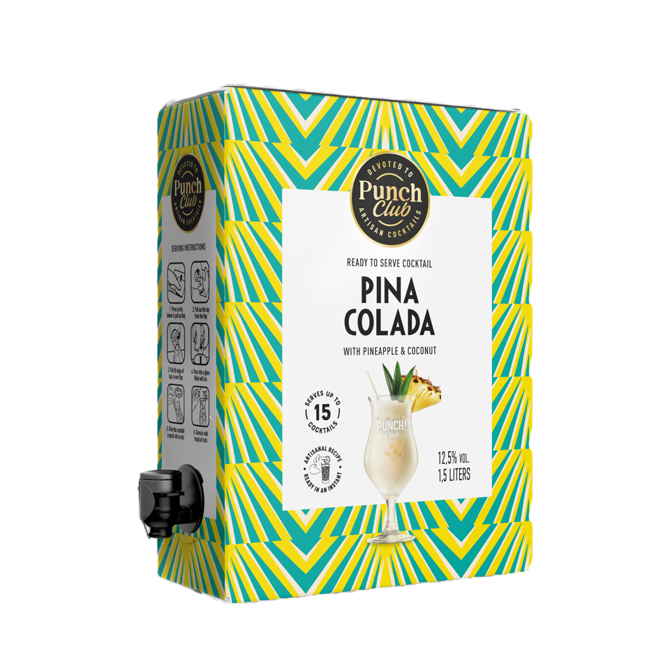 Pina Colada Cocktail 12,5° - Soft Punch - 1,5L