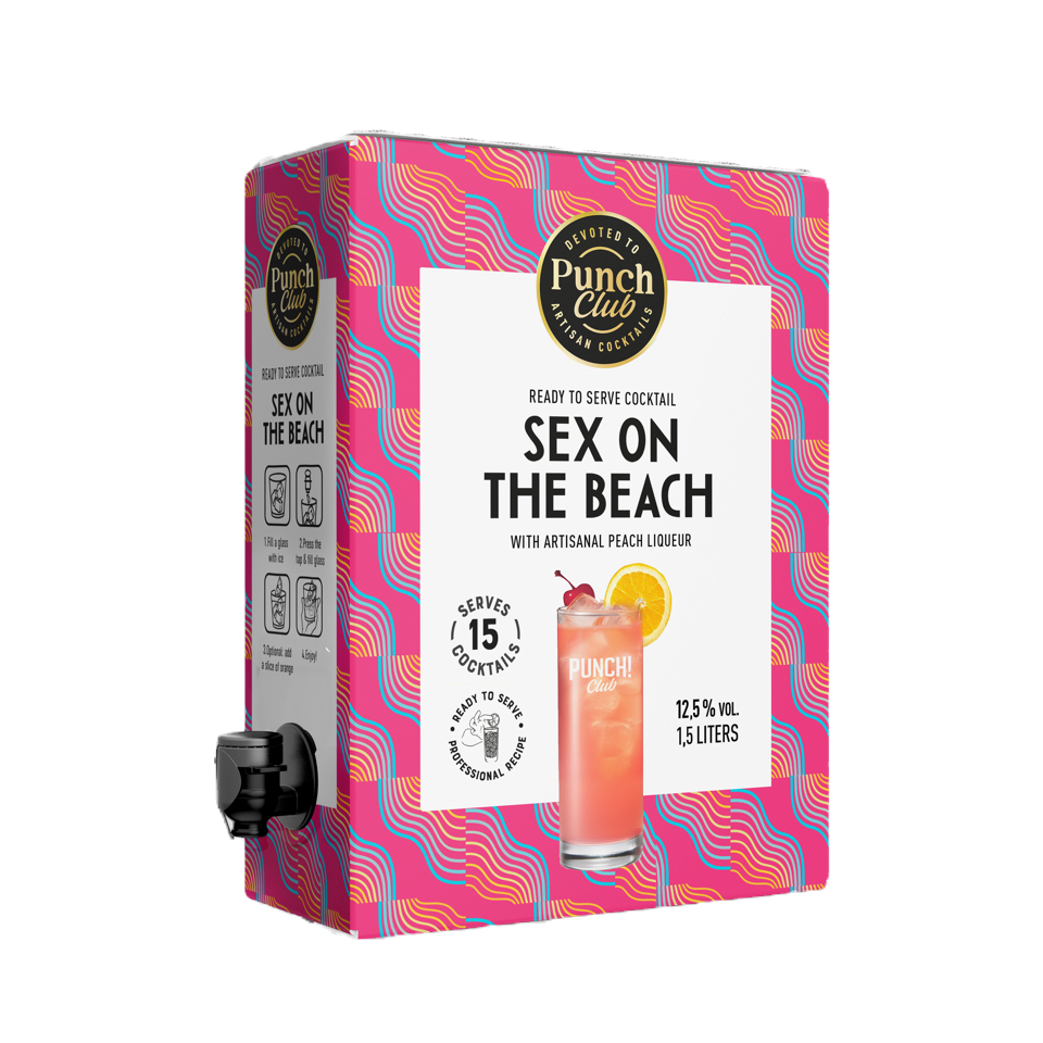 Sex on the Beach Cocktail 12,5° - Soft Punch - 1,5L