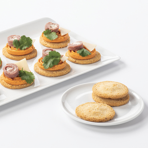 Sablé Salé au Parmesan Emmental Garni