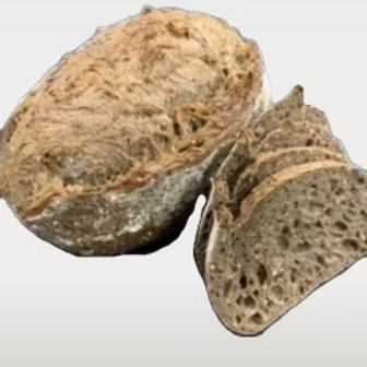 Pain All Black - Au Levain - 520 gr - Artisanat Certifié (En tranches)