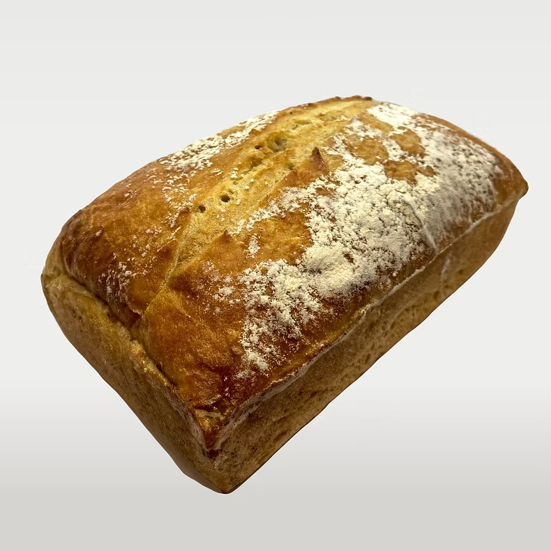 Pain Blanc 1kg - Au Levain - Artisanat Certifié (En tranches)