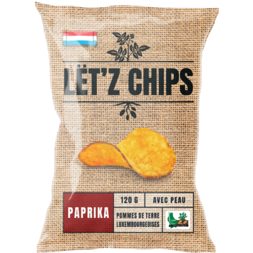 Chips Paprika Let'z Chips - 120
