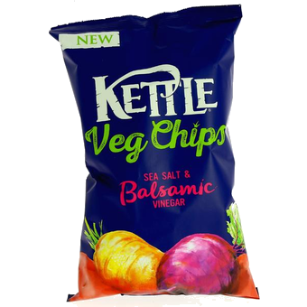 Chips de Légumes - Sel de Mer et Vinaigre Balsamique - 100 g