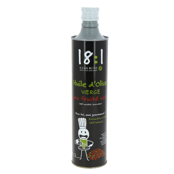 Huile d'Olive Noire Vierge et Fruitée 18:1 - 75 cl