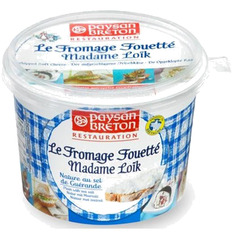 Fromage Fouetté Madame Loïk au Sel de Guérande - 500 g